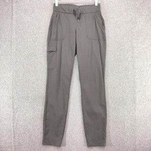 Columbia Omni-Shield Cargo Pants Womens Sz S Dark Gray Pull On Drawstring Hiking